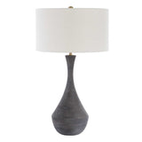 Helston Table Lamp Dark Charcoal - Black by Uttermost - View 4