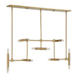Cadre 14 Light Modern Linear Pendant - Gold by Uttermost - View 1