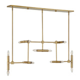 Cadre 14 Light Modern Linear Pendant - Gold by Uttermost - View 1