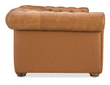 Glover Power Reclining Loveseat With Power Headrest - Light Brown by Hooker Furniture - View 5