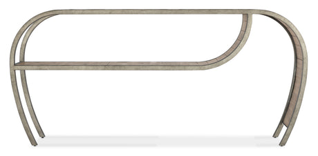 Commerce And Market Open Ended Console Table - Dark Brown / Gray by Hooker Furniture - View 5