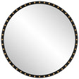 Sele Oversized Round Mirror - Black by Uttermost - View 1