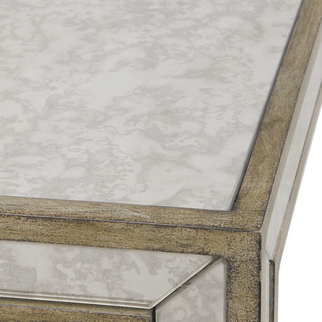 Julie Mirrored End Table - Silver by Uttermost - View 5