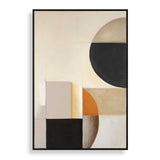 Western Hemisphere Hand Painted Canvas Black / Brown / Gray / Orange - Light Brown / Black by Uttermost - View 1
