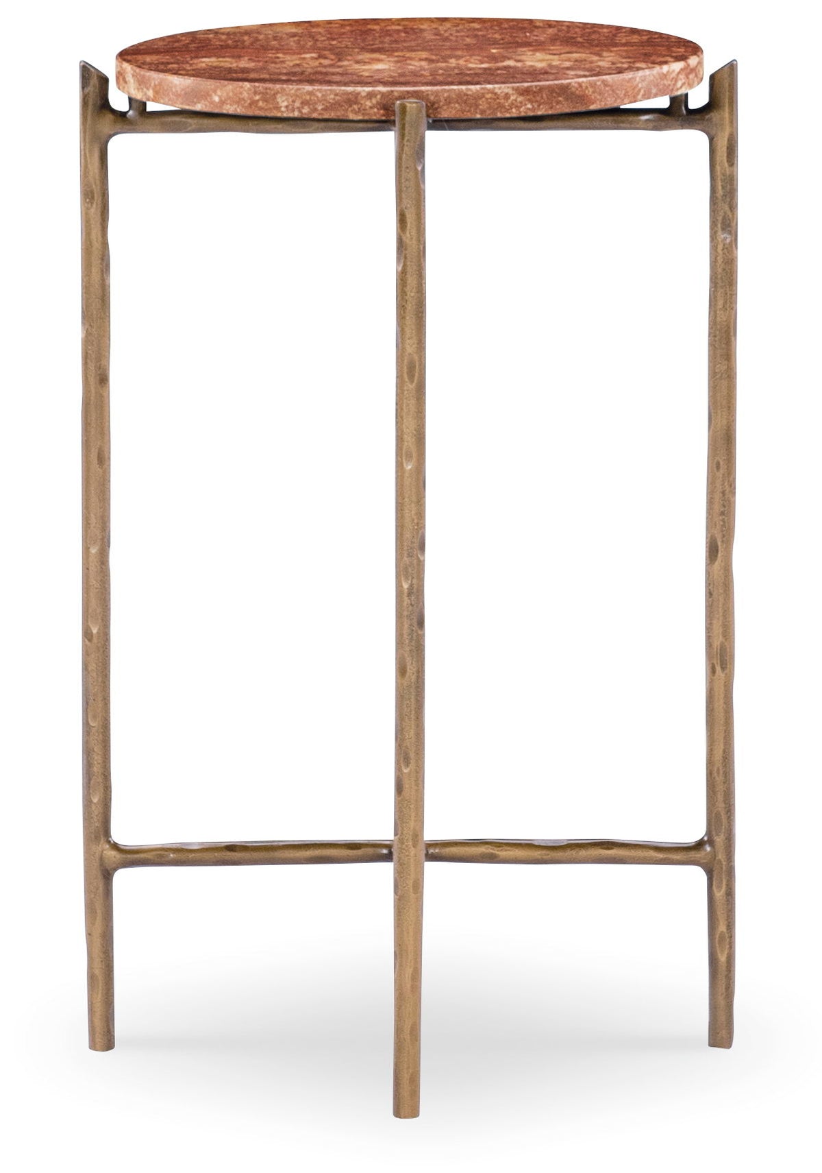 Melange Joie De Vivre Spot Table - Red / Gold by Hooker Furniture - View 4