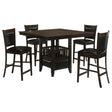 Finley Espresso 5-piece Dining Set - sold by Home Elegance USA