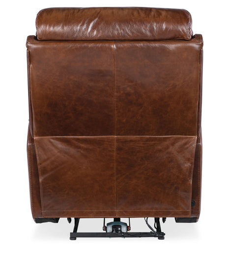 Harlan Zero Gravity Power Recliner With Power Headrest - Dark Brown by Hooker Furniture - View 2