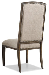 Rhapsody Side Chair - Beige / Dark Brown by Hooker Furniture - View 1