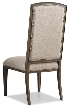 Rhapsody Side Chair - Beige / Dark Brown by Hooker Furniture - View 1