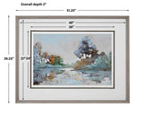 Morning Lake Watercolor Framed Print - Blue by Uttermost - View 7