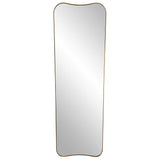 Belvoir Large Mirror Antique Brass - Yellow by Uttermost - View 1