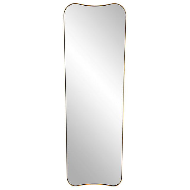 Belvoir Large Mirror Antique Brass - Yellow by Uttermost - View 1