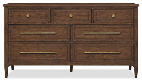 Cashiers Dresser Chestnut - Dark Brown by Hooker Furniture - View 3