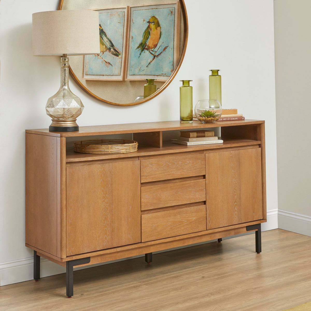 Millwork Sideboard - Light Brown | Flexsteel