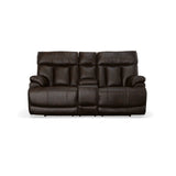 Clive Power Reclining Loveseat With Console, Power Headrests & Lumbar - Clove | Flexsteel