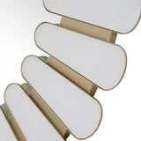 Miran Glass Round Mirror - White by Uttermost - View 5