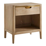 Tabi Wood Side Table Natural - Light Brown by Uttermost - View 3