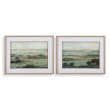 Warm Valley Framed Prints (Set of 2) - Light Brown by Uttermost - View 1