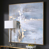 Road Less Traveled Abstract Art - Blue / Yellow by Uttermost - View 4