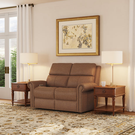 Bernard Power Reclining Loveseat With Power Headrests & Lumbar | Flexsteel