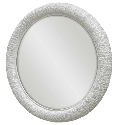Mariner Round Mirror - White by Uttermost - View 4