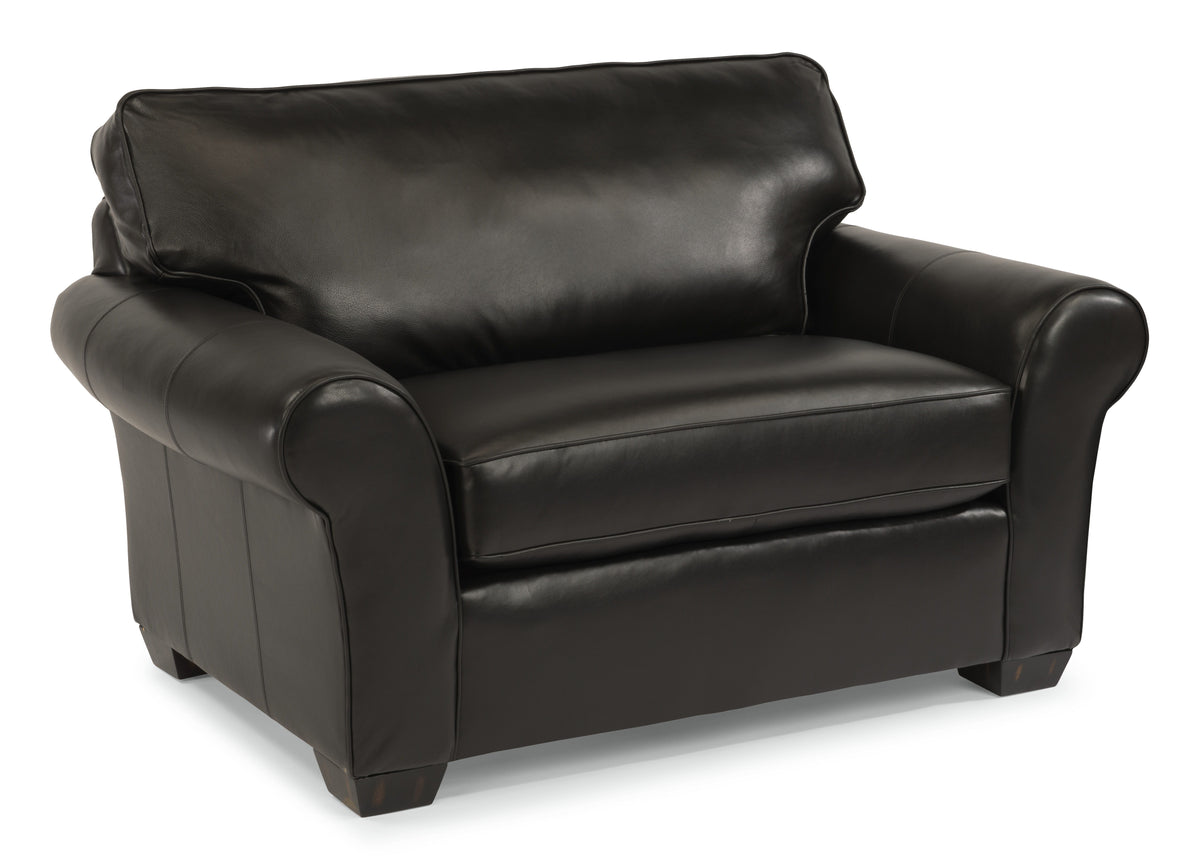 Vail Leather Chair And a Half | Flexsteel