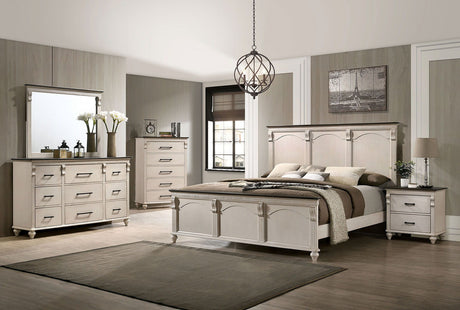 Agathon - Queen Bed & 1 Nightstand & Dresser & Mirror & Chest | Home Elegance USA