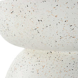 Inhale Cast Accent Table - White by Uttermost - View 5