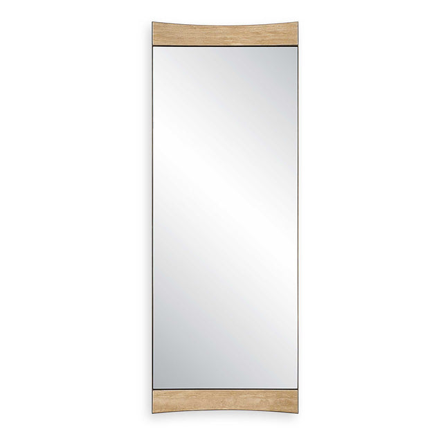 Russo Oversized Modern Mirror - Light Brown by Uttermost - View 1