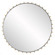 Cosmopolitan Round Mirror - Black / Silver by Uttermost - View 1