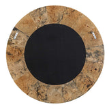 Hiram Round Wood Mirror Woodtone - Light Brown by Uttermost - View 5