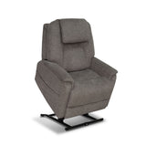 Zecliner Model 3+ Petite Power Lift Recliner With Power Headrest, Lumbar, Heat & Massage - Umber Gray | Flexsteel