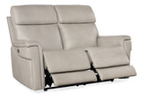 Lyra Zero Gravity Power Loveseat With Power Headrest - Light Gray by Hooker Furniture - View 4