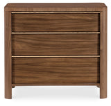 Eleana Three Drawer Nightstand Medium Wood - Dark Brown by Hooker Furniture - View 3
