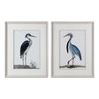Shore Birds Framed Prints (Set of 2) - Black / Blue by Uttermost - View 1