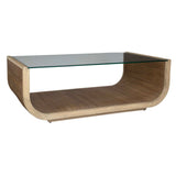 Farrington Modern Coffee Table - Light Brown by Uttermost - View 3
