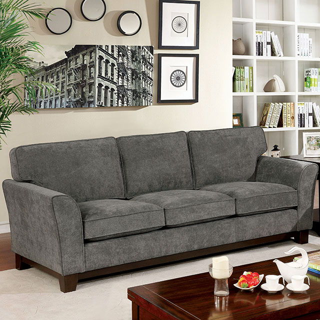 Caldicot - Sofa & Loveseat - Gray | Home Elegance USA