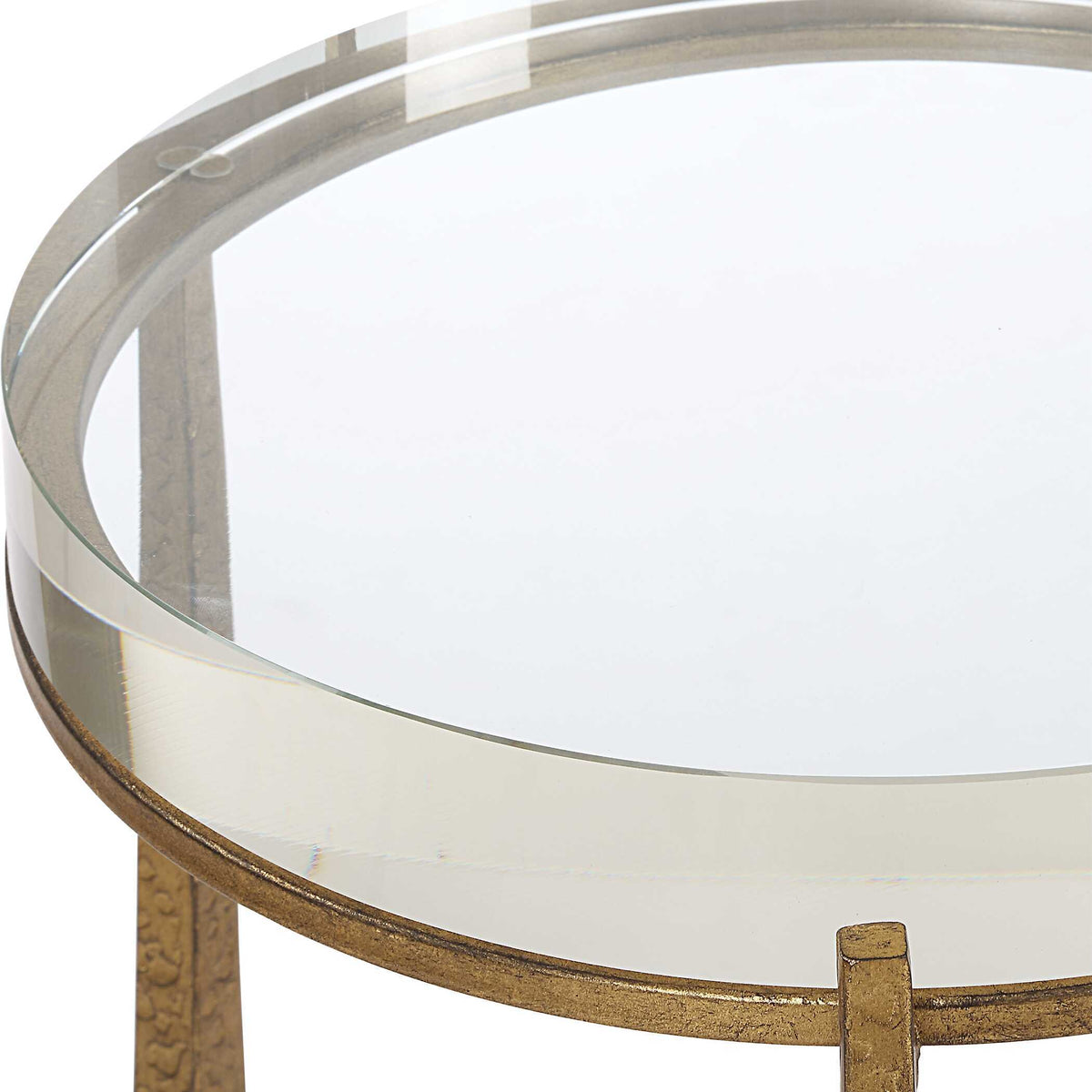 Midas Accent Table - Gold by Uttermost - View 5