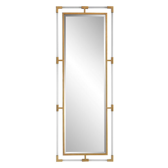 Balkan Tall Mirror - Gold by Uttermost - View 1
