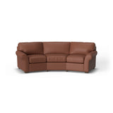 Vail Leather Conversation Sofa | Flexsteel