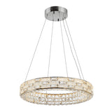 1 Ring Crystal Chandelier // Chrome  | Finesse - Home Elegance USA
