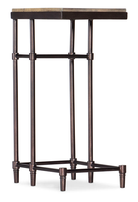 Saint Armand Chairside Table Natural / Dark Brown - Light Brown / Dark Brown by Hooker Furniture - View 1