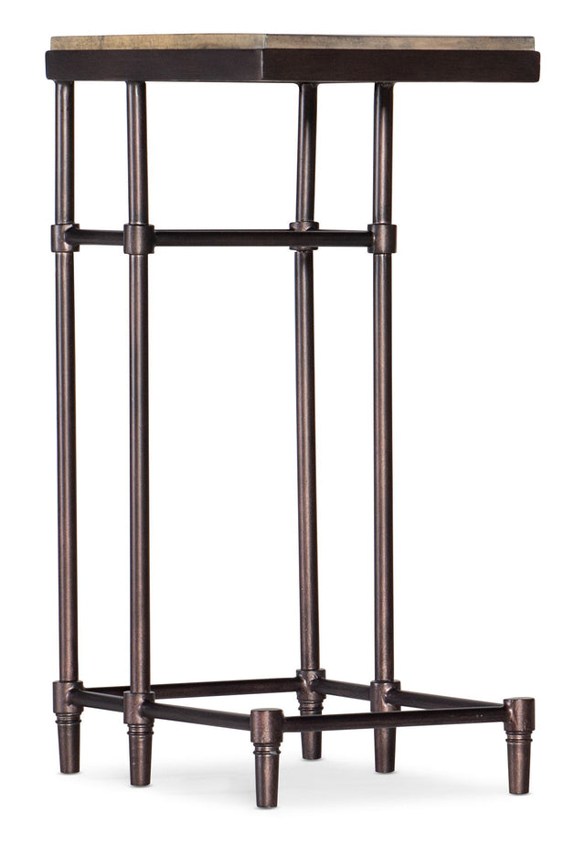 Saint Armand Chairside Table Natural / Dark Brown - Light Brown / Dark Brown by Hooker Furniture - View 1