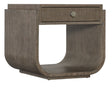 Modern Mood Rectangle End Table - Dark Brown / Dark Gray by Hooker Furniture - View 1