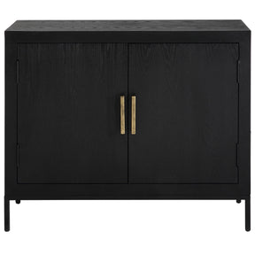 Front Range Dark Oak 2 Door Cabinet - Dark Brown by Uttermost - View 1