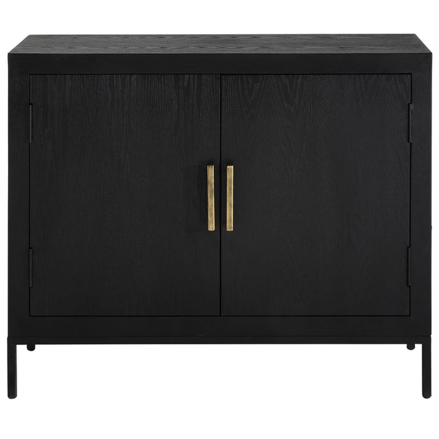 Front Range Dark Oak 2 Door Cabinet - Dark Brown by Uttermost - View 1