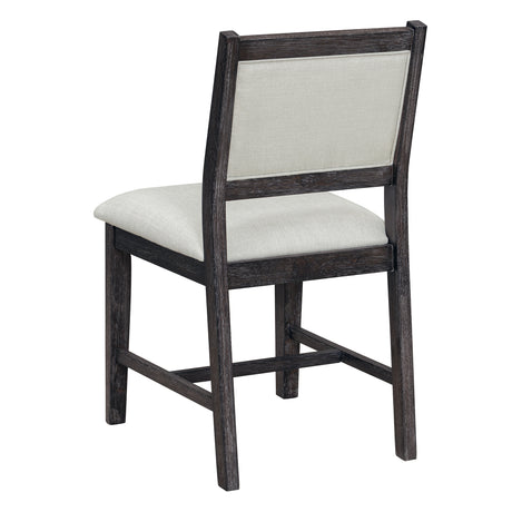 TREXM 7-Piece Retro Dining Table Set for 6, 1 Rectangular Wood Dining Table Set for 6 with Upholstered Chairs for Dining Room and Kitchen (Espresso) - sold by Home Elegance USA