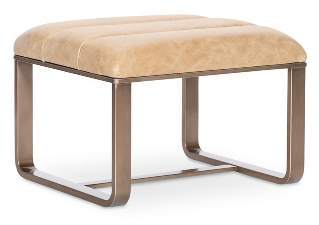 Cooper Ottoman - Light Brown by Hooker Furniture - View 1