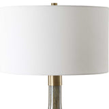 Rhine Brown Glass Table Lamp - Dark Brown by Uttermost - View 5