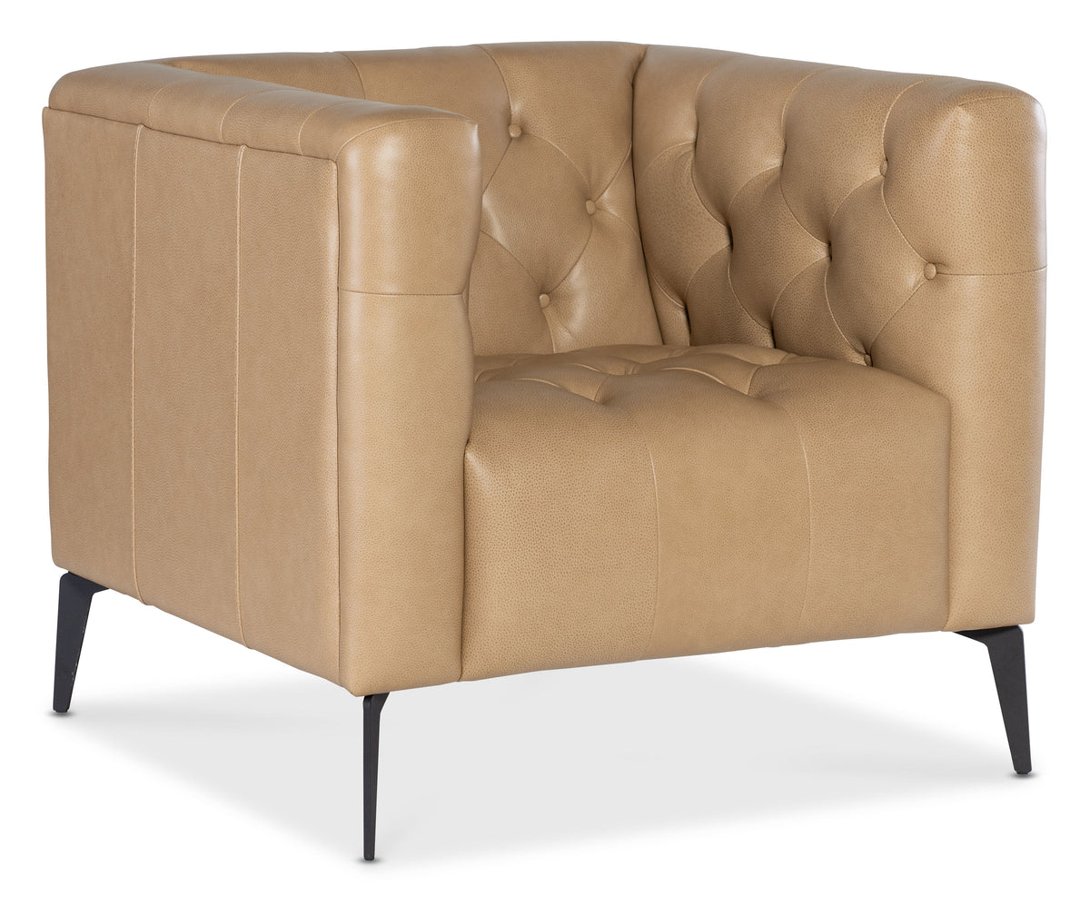Nicolla Stationary Chair - Beige by Hooker Furniture - View 1